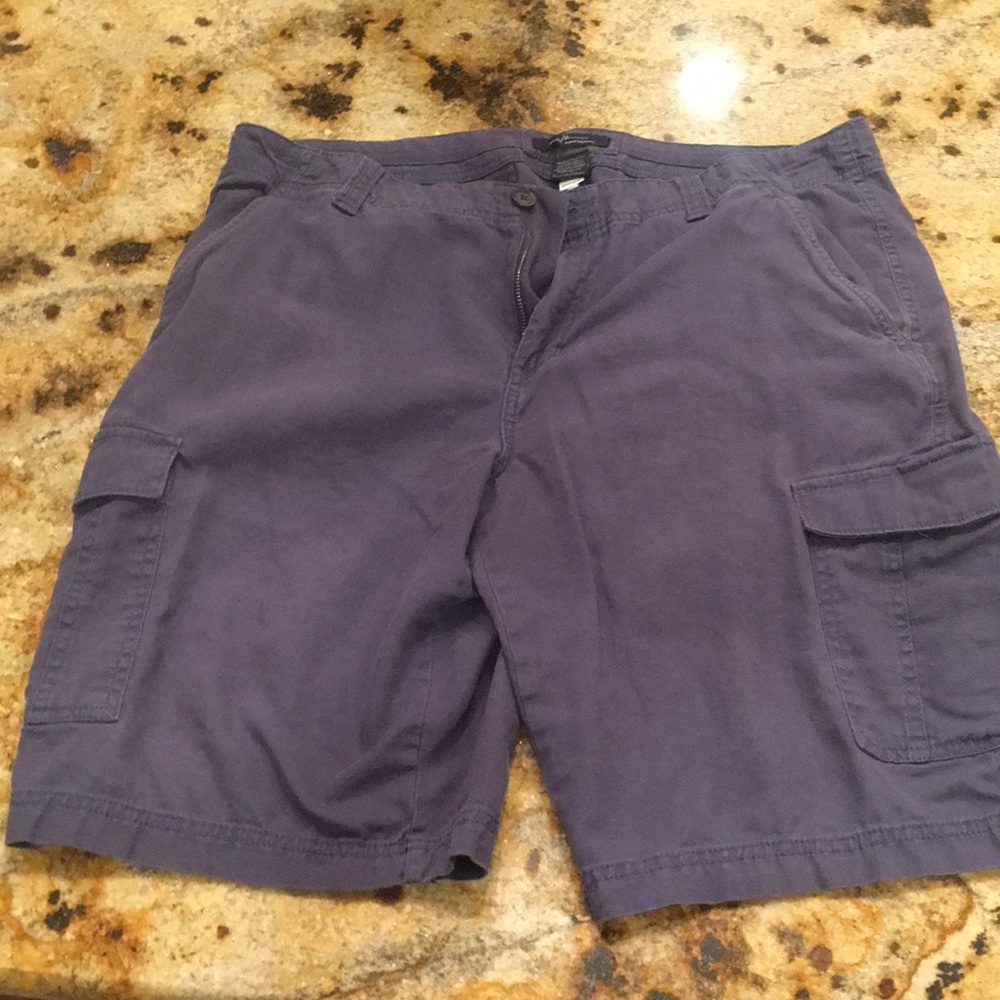 Linen Cargo Shorts